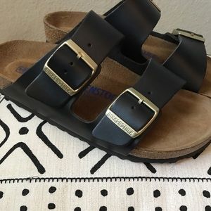 Birkenstock Arizona Black Sandals NEVER WORN